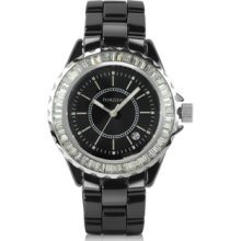 Forzieri Designer Women's Watches, Elena - Crystal and Ceramic Women's Watch