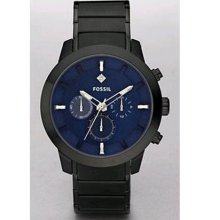 Fossil Black Stainless Steel Men's Watch FS4606