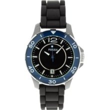 Fossil Women's Classic Quartz Silicone Strap Watch