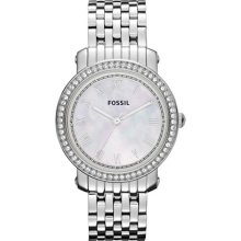 Fossil Women's Emma ES3112 Silver Stainless-Steel Quartz Watch with