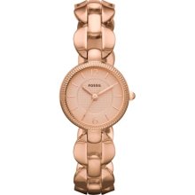 Fossil Women's Es3011 Delicate Champagne Dial Watch In Generic Box Tags Attached