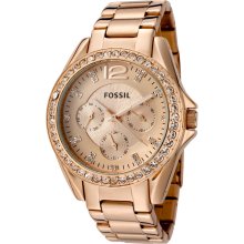 Fossil Women's Pink Dial Watch ES2811