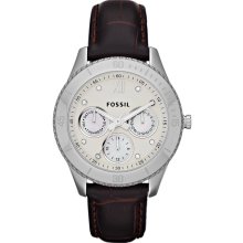 Fossil Women's Stella Off White Dial Watch ES3103