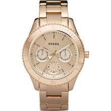 Fossil Women's Stella Pink Dial Watch ES2859