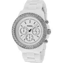 Fossil Women's White Dial Watch CH2671