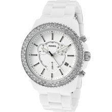 Fossil Women's White Dial Watch CH2671-DD