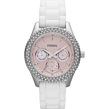 Fossil Women's White Watch Es2989