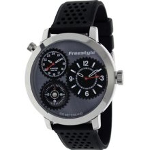 Freestyle Men's Passage 101163 Black Silicone Analog Quartz Watch with