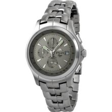 Fuji Time Men's Kannoji Watch in Silver with Grey Sub-Dial