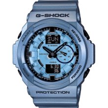 G-Shock Dual Movement Watch, 55mm x 52mm Metallic Blue