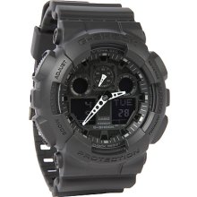 G-SHOCK The GA 100 Military Series Watch in Black