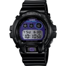 G-Shock Watch, Mens Digital Black Resin Strap 50x53mm DW6900MF-1