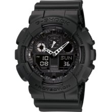 G-Shock Watch, Mens Black Resin Strap GA100-1A1