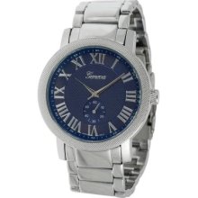 Geneva Platinum Men's Quartz Bracelet Watch