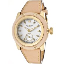 Glam Rock Watches Women's Palm Beach Diamonds White Dial Natural Genui