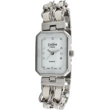Golden Classic Women's Steel Splendor Watch in White