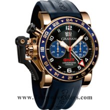 Graham Chronofighter Oversize GMT Blue Gold 2OVGR.B26A