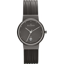 Grey Skagen Grey Texture Watch - Jewelry