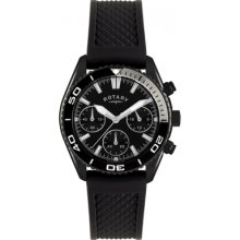 GS00107-04 Rotary Mens All Black Watch