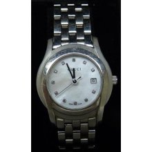 Gucci Diamond And Stainless Steel Women's Watch/ 5500 L