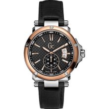 Guess Gc-1 Swiss Leather Men's Watch G65009G2