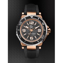 GUESS Gc-3 AquaSport Black and Rose Gold Timep