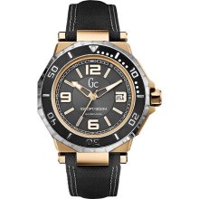 GUESS Gc-3 Diver Leather Mens Watch X79002G2S