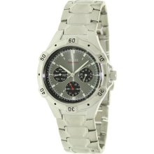 Guess Men's G85386G Silver Stainless-Steel Quartz Watch with Silver Dial