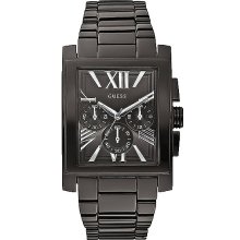 Guess Square Watch In Black