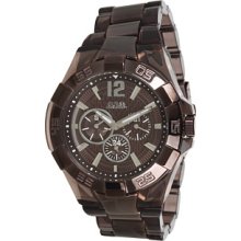 Guess U0042g2 Brown Stainless Steel Men's Watch