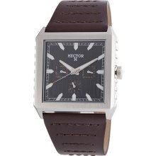 Hector H France Men's Square Multifunction Watch