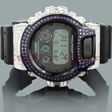 Iced Out Casio G-Shock Watch with Crystals