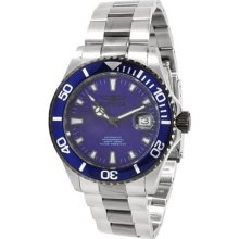 Invicta 10493 Stainless Steel Pro Diver Automatic Blue Dial Rotating