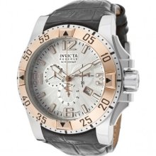 Invicta 10898 Excursion Silver Dial Rose Gold Bezel