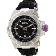 Invicta 12161 Men's Pro Diver Ocean Baron Black Dial Black Rubber Stra