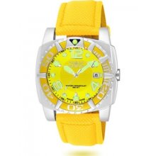 Invicta Aluminum Diver Yellow Dial Strap Inv7007