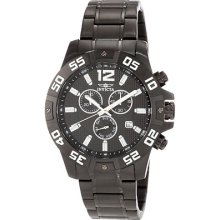 Invicta Black Dial Men's Chronograph Watch 1982