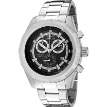 Invicta Men's Specialty Chronograph Black Dial Stainless Steel ...