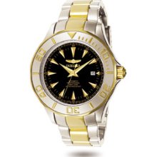 Invicta Ocean Ghost III Two Tone Automatic Black Dial Skeleton Dive