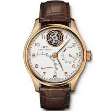 IWC Portuguese Mystery Tourbillion Retrograde Red Gold Watch 5044-02