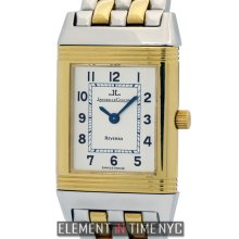 Jaeger-LeCoultre Reverso Collection 20mm Steel & Gold Silver Arabic Dial