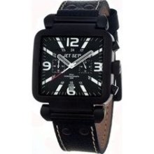 Jet Set Milan Men's Watch in Black