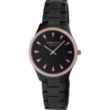 Johan Eric Men's JE9000-10-007B Black and Rose Gold IP Steel Bracelet