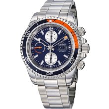 Kadloo Men's 'Windward Master' Blue Dial Chronograph Watch