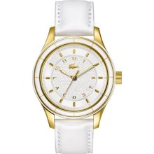 Lacoste Sidney Gold-Tone Leather Ladies Watch 2000742