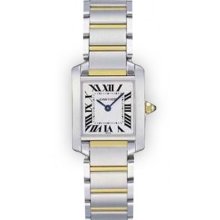 Ladies Two Tone Cartier Tank Francaise (805)