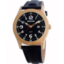 Lambretta Luigi Men's Watch with Black Leather Band