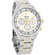 Latest 2012 Seiko Chronograph Sports Tachymeter Men's Watch Ssb043p1 Ssb043