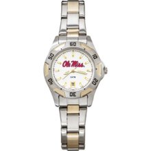 LogoArt College All-Pro Women's Watch Color: Two-Tone, Team: University of Mississippi