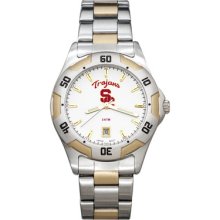 LogoArt College All-Pro Men's Watch Color: Two-Tone, Team: University of Southern